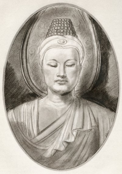 Gautama Buddha, aka Siddhartha Gautama, z Živých biografií náboženských vůdců od Gordon Ross