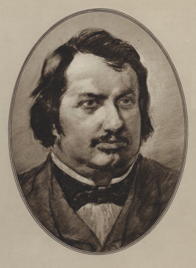 Honore De Balzac (litho) od Gordon Ross