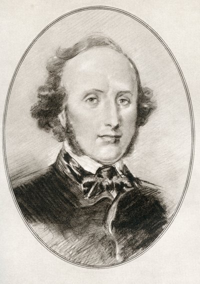 Jakob Ludwig Felix Mendelssohn Bartholdy, z Živé biografie velkých skladatelů od Gordon Ross