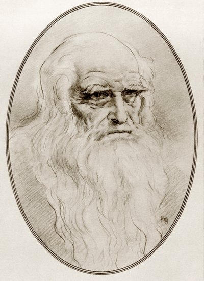 Leonardo di ser Piero da Vinci, z Živé biografie velkých malířů od Gordon Ross