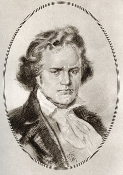 Ludwig van Beethoven, z Živé biografie velkých skladatelů od Gordon Ross