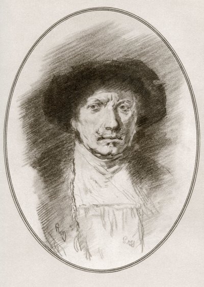 Rembrandt Harmenszoon van Rijn z Živé biografie velkých malířů od Gordon Ross