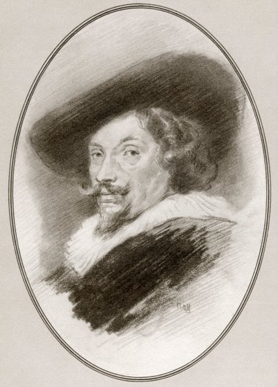 Sir Peter Paul Rubens, z Živé biografie velkých malířů od Gordon Ross