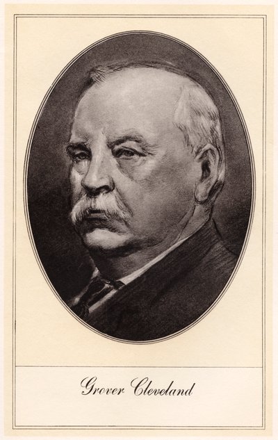 Stephen Grover Cleveland, 22. a 24. prezident Spojených států, počátek 20. století. od Gordon Ross