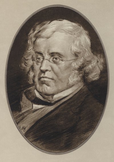 William Makepeace Thackeray (litho) od Gordon Ross