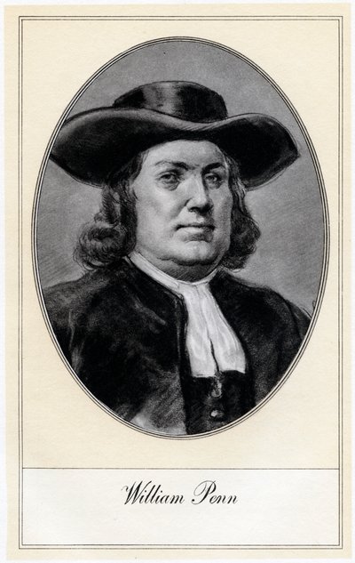 William Penn, zakladatel Pensylvánie, počátek 20. století. od Gordon Ross