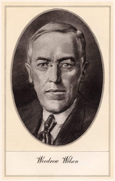 Woodrow Wilson, 28. prezident Spojených států, počátek 20. století od Gordon Ross