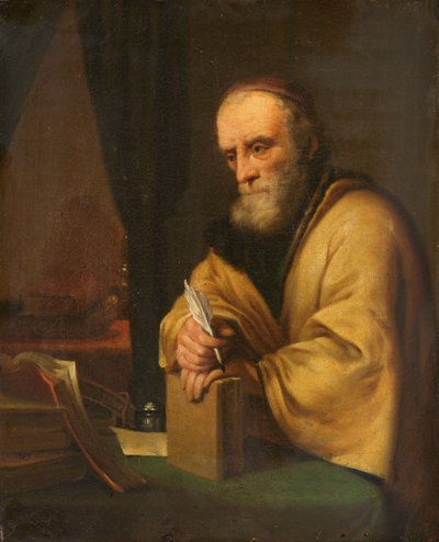 Starý učenec od Gottfried Kneller (copy after)