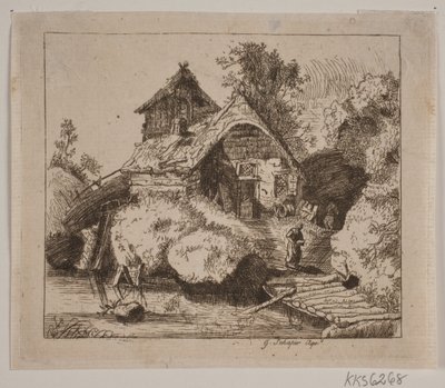 Starý statek od Gottfried Schaper