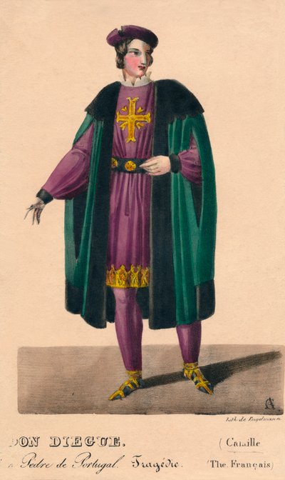 Don Diegue, c1820. od Gottfried or Godefroy Engelmann