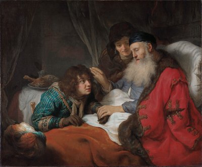 Izák žehná Jákobovi od Govert Flinck