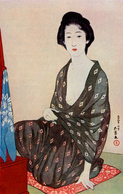 Japonka v letních šatech, 1920 1930. od Goyo Hashiguchi