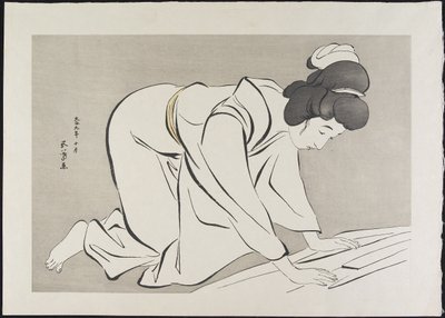 Skládací kimono pro ženy, říjen 1920 od Goyo Hashiguchi