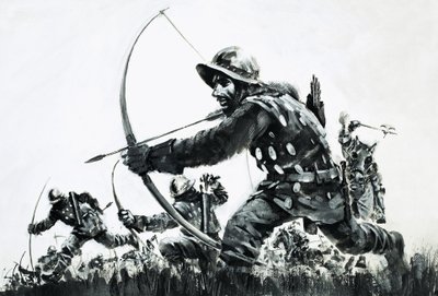 Lučištníci v bitvě u Bannockburnu od Graham Coton