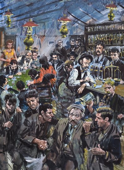 "Mýdlové" Smith (1860-98) Křivé království (kvaš na papíře) od Graham Coton