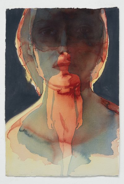 Emergence, 2015 (akvarel na archu) od Graham Dean