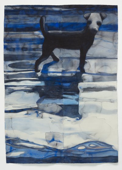 Pes Toy, 2025 (akvarel) od Graham Dean