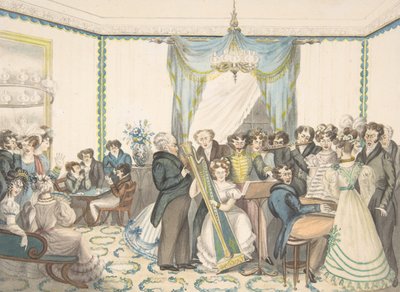 Koncert, 1820-30. od Granddaughters of Dr. Samuel Parr.