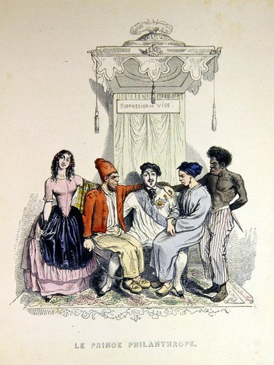 "Filantropický princ" od Grandville