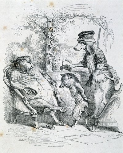 Dva psi a Riffler Fox - od Grandville od Grandville