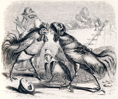 Koroptev a dva pekáči - Fables od La Fontaine od Grandville