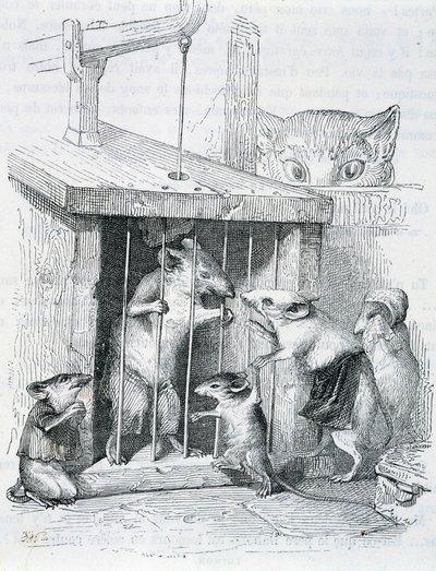Uvězněná myš obklopená svou rozervanou rodinou - Grandville od Grandville