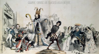 Velký závod v Akademické věži od Grandville