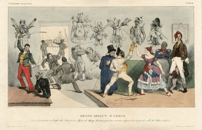 Ilustrace Jean Ignace Gerard dit Grandville (1803-1847) v La Caricature (1830) politique, no. 119 od Grandville