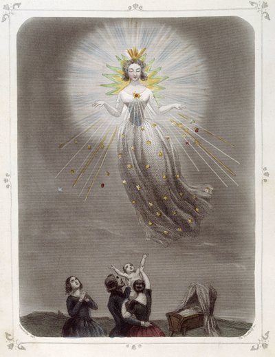Hvězdy: Žena představující „“ The Good Star““ – od Grandville od Grandville