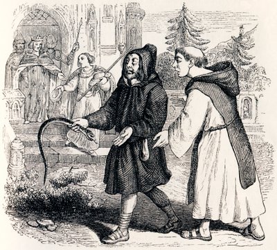Ovčák a král - Bajky od La Fontaina od Grandville