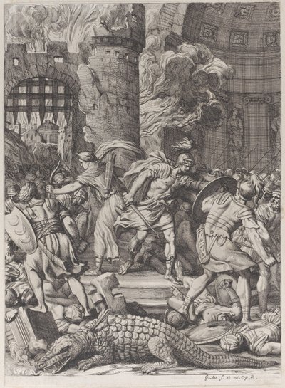 Dobytí Alexandrie, 1672-78. od Gérard Audran
