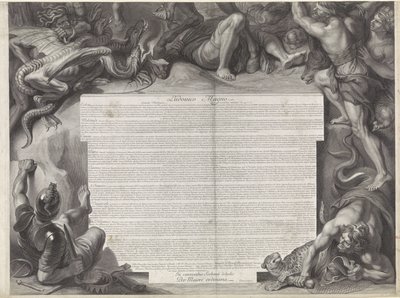 Alegorický jezdecký portrét Ludvíka XIV., francouzského krále od Gérard Edelinck