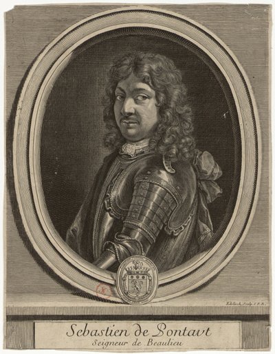 Edelinck - Sebastien de Pontaut Seigneur de Baulieu od Gérard Edelinck