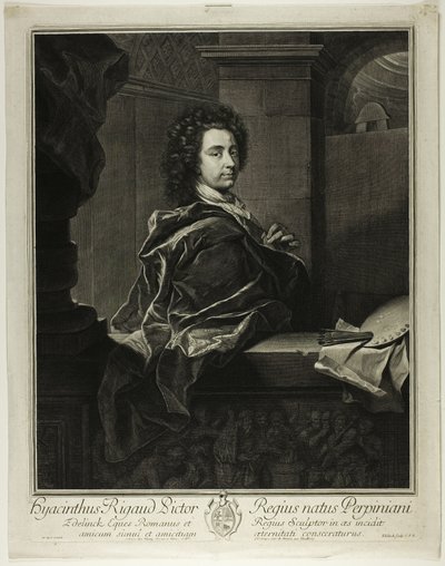 Hyacinthe Rigaud od Gérard Edelinck