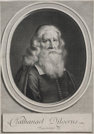 Nathanael Dilgerus, ministr Gdaňsku, 1683. od Gérard Edelinck