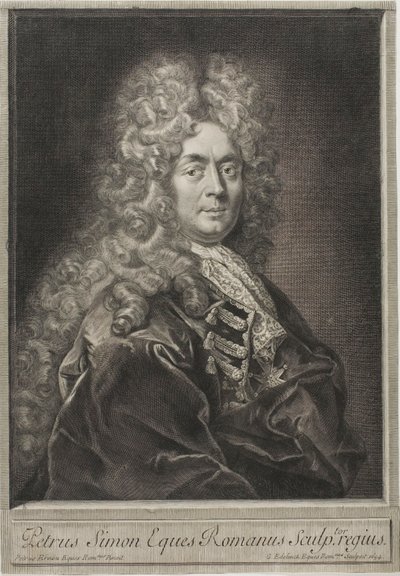 Pierre Simon, rytec od Gérard Edelinck
