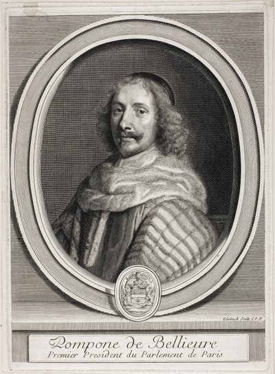 Pompon de Bellièvre od Gérard Edelinck