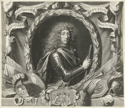 Portrét Antoine-Armand de Fradet de Saint-Aoust od Gérard Edelinck
