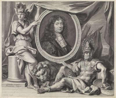 Portrét Françoise-Michela Le Telliera od Gérard Edelinck
