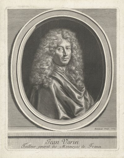 Portrét Jeana Varina od Gérard Edelinck
