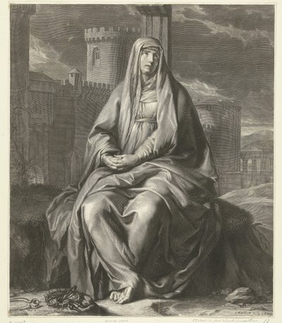 Truchlící Marie Mater Dolorosa od Gérard Edelinck