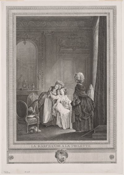 Obchodnice v šatně (La Marchande à la Toilette) od Gérard Vidal
