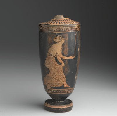 Attic Lekythos (skluzová glazovaná kamenina) od Greek