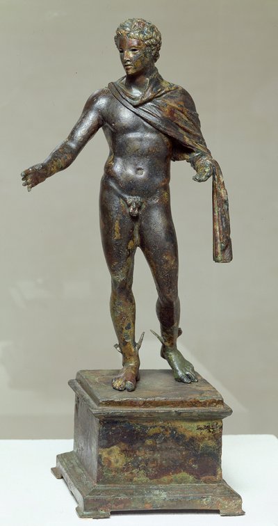 Hermes, nalezený během podvodních vykopávek v Mahdia, cca 100 př.nl (bronz) od Greek