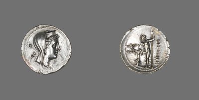 Drachma zobrazující nymfu Amphitrite, 216-203 př.nl od Greek School