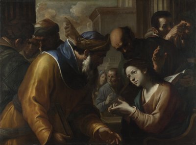 Kristus spor s lékaři, 1660 od Gregorio Preti