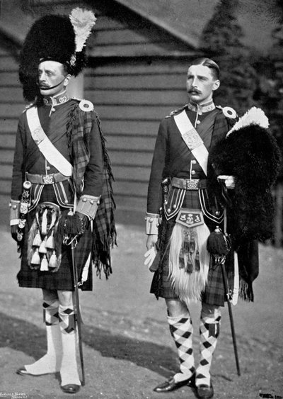 Kapitán a podřízený 93. Highlanders, 1896 od Gregory and Co