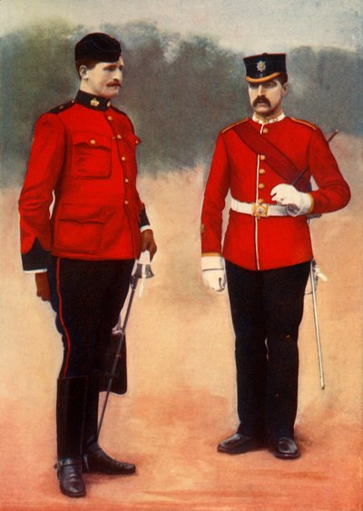 „Pobočník West Surrey a seržant-major východního Surrey“, 1901. od Gregory and Co