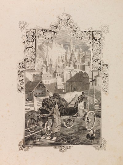 Frontispis k novele Tarantas Tarantass od Vladimira Solloguba, 1845. od Grigori Grigorevich Gagarin