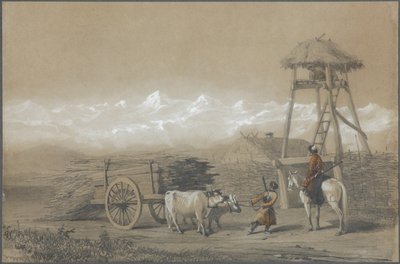 Pevnost kozáků na Kavkaze, 1846 od Grigori Grigorevich Gagarin